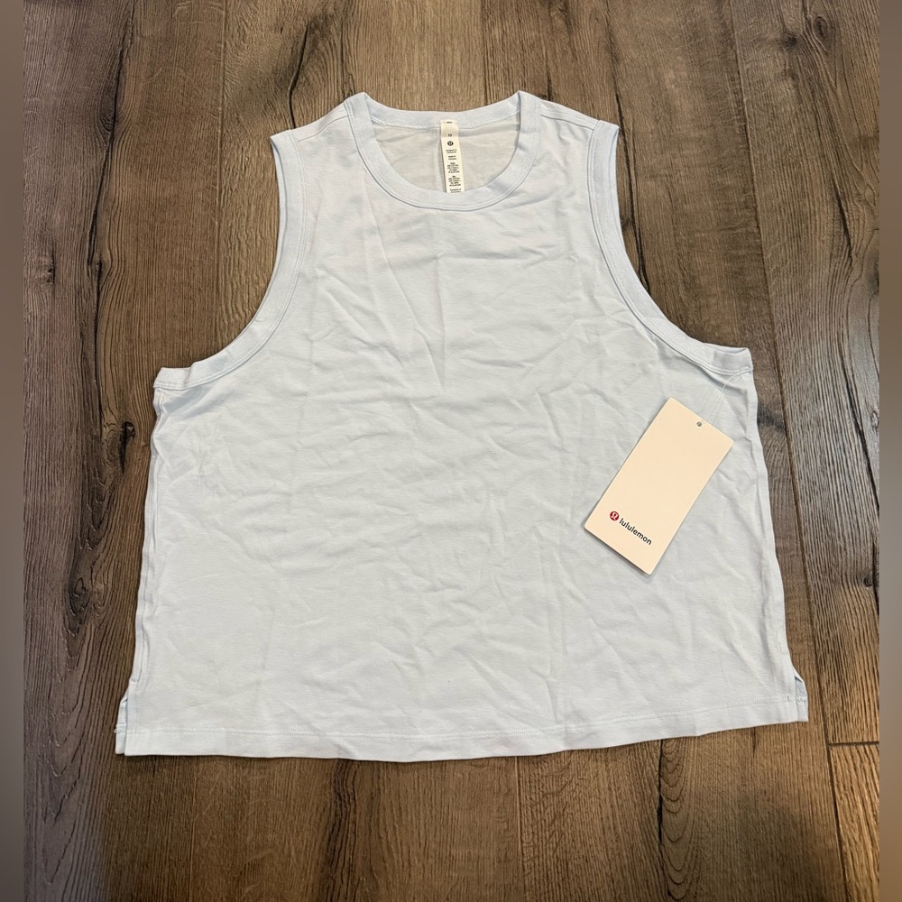 Lululemon Light Blue Cotton Tank